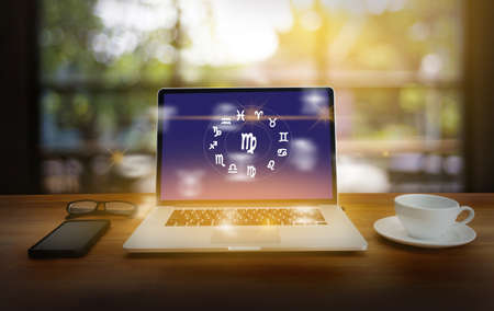 Horoscope Astrology Zodiac Horoscope Zodiac Fortune Sign Myth Stars Symbol , Traditionalの写真素材