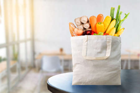 health food in supermarket online  Grocery shopping conceptの写真素材