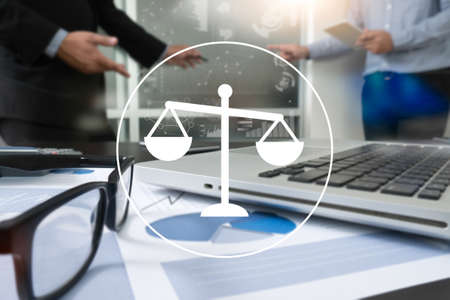 Team work and team  ethics Justice Law Order Legal