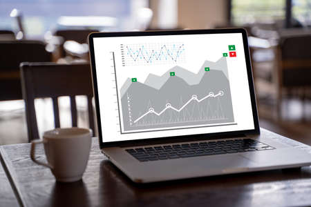 Customer Marketing Sales Dashboard Graphics Concept Business Man Sales Increase Revenue Shares