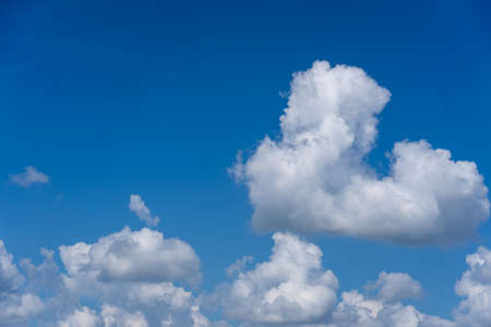 Sky clouds background clouds in the blue skyの写真素材