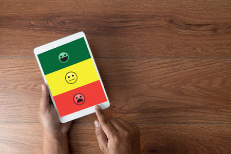 Online Reviews Evaluation time for review Inspection Assessment Auditingの写真素材