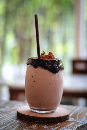 Hot Chocolate Floatsの写真素材