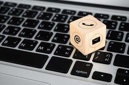 Mail Communication Connection message to mailing contacts phone Global Letters Conceptの写真素材