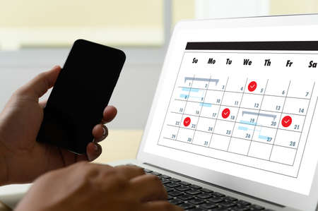 Appointment Reminder to Calendar and Organizer Agendaの写真素材