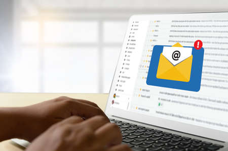 Mail Communication Connection message to mailing contacts phone Global Letters Concept