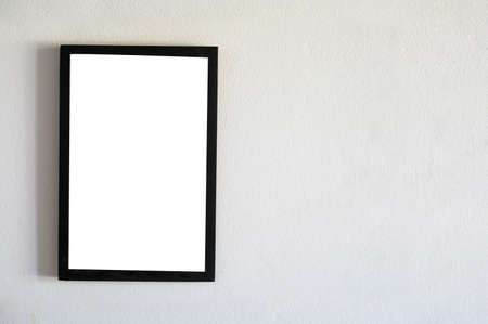 Stand Mock up Menu frame blurred background design key visual layoutの写真素材