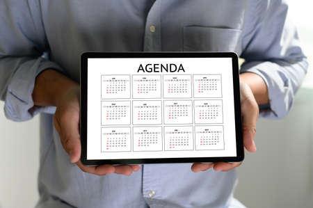 Agenda Activity Information Calendar Events and Meeting Appointment