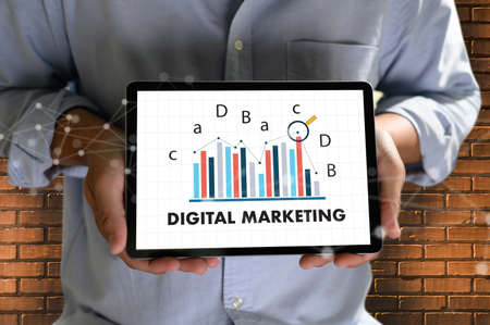 DIGITAL MARKETING new startup project Online  Search Engine Optimisationの写真素材