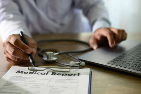 Medical records patient information Medical technology conceptの写真素材