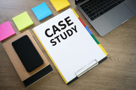 CASE STUDY Student Studying Hard and Students Learning COMMUNICATION TECHNOLOGY BUSINESS  CASEの写真素材