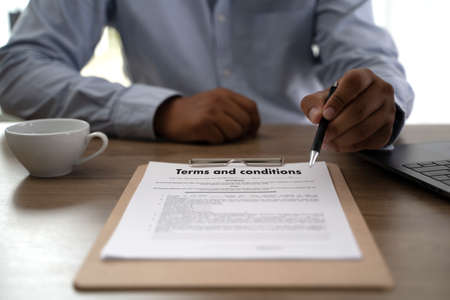 Terms of use confirm terms disclaimer conditions to policy service man use pen Terms and conditions...