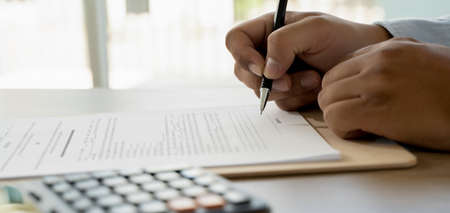 documents  paperwork stack of business paper documents on office on desk accounting paper file
