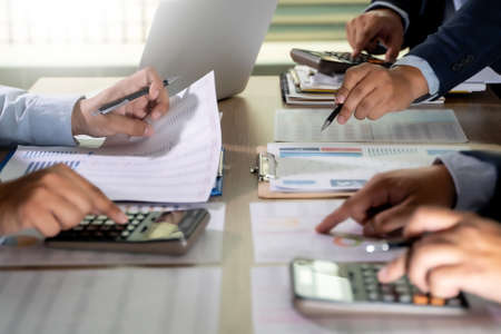calculator finance accounting achievement to balance man assistant accounting analyzing financial...