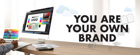 YOU ARE YOUR OWN BRAND Brand Building concept Branding Strategyの写真素材