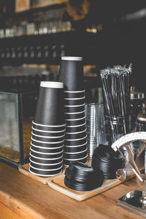 Interior design of a Happy Bones style, Coffee shop, cafe.の写真素材