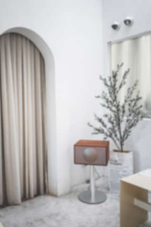 Interior design of a Happy Bones style, Coffee shop, cafe.の写真素材