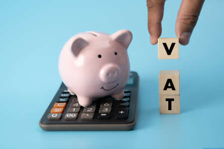 VAT business financial accounting Tax VAT Finance  Calculation Financialの写真素材