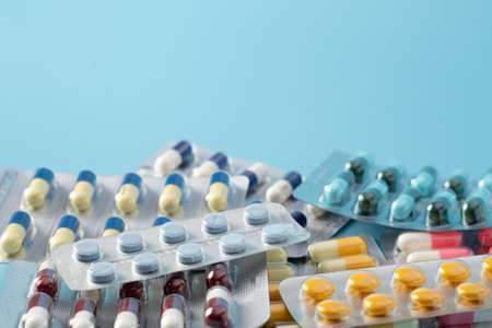 medical doctor writing prescription physician with stethoscope prescribing treatmentの写真素材