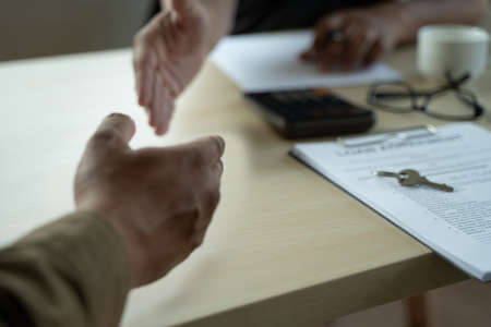 LOAN Business and finance Business loan agreement real estate, home loan and investmentsの写真素材