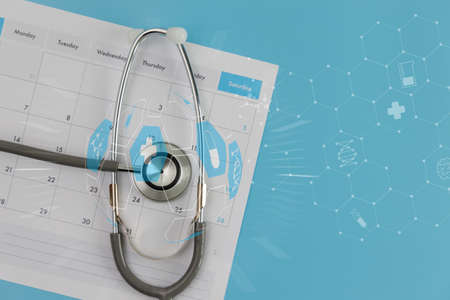 clinic research medical record healthcare and network connection interface medical technology...
