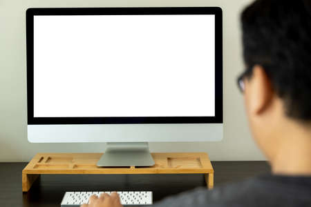 technology Digital marketing Businessman innovation technology strategy on laptop computer