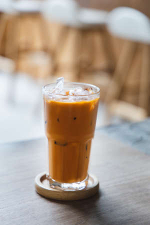 Layout in a loft style in dark colors open space interior view of various coffee Welcome open coffee shop backgroundの写真素材