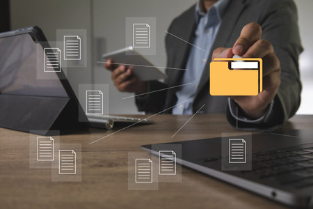 Asian woman sme entrepreneur startup e-business owner after checking order from online shopping delivery to customer success shopping small businessの写真素材