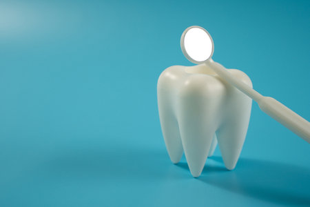 Dental professional doctor concept, healthy care equipment tools, dental care professional banner, clean copy spaceの写真素材