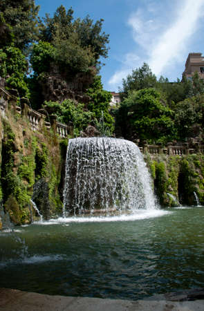 Fountain, Villa d Esteの写真素材