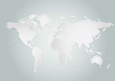 vector World mapのイラスト素材