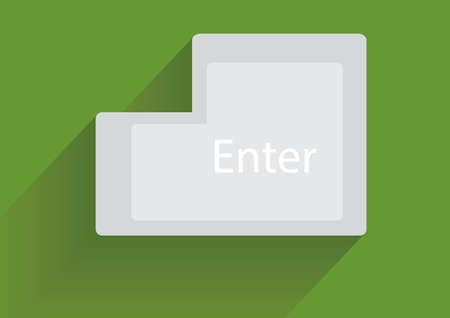 Vector computer keyのイラスト素材