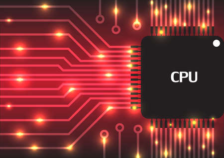 Technology background for computerのイラスト素材