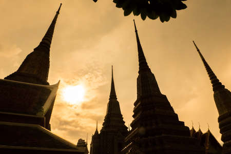 Wat Pho, Bangkok, Thailandの写真素材