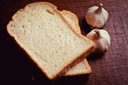 Bread  with garlic
