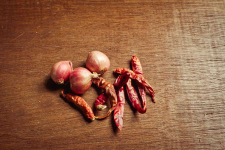 Hot Pepper   onionの写真素材