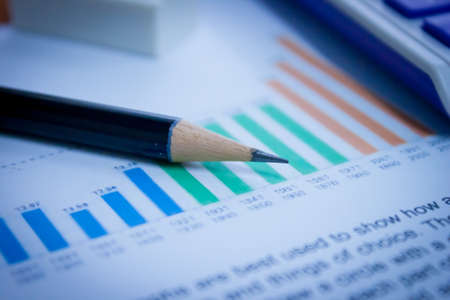 Showing business and financial report