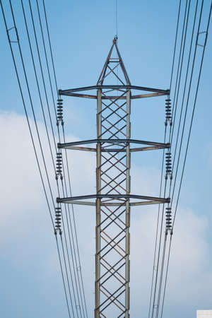 High voltage post or High voltage tower