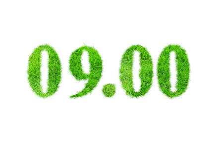 Grass numbersの写真素材