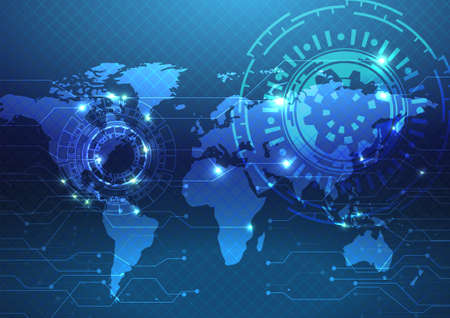 Technology backgroundのイラスト素材