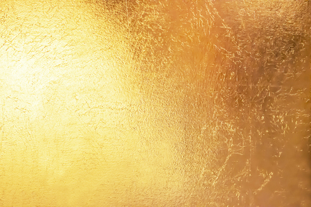 Gold background or textures and shadows, old walls and scratchesの写真素材