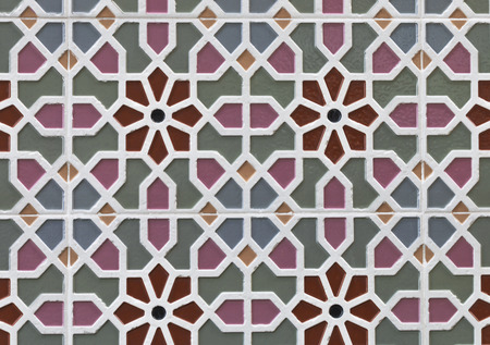 Beautiful decorative wall tiles background
