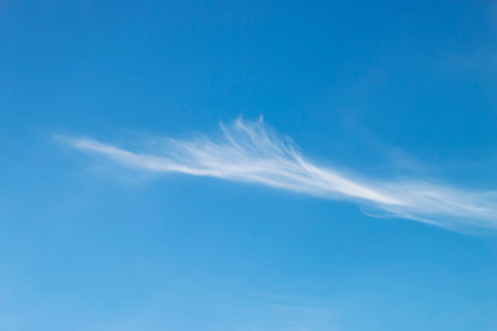 Beautiful white clouds in the sky
