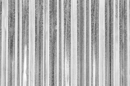 Galvanized sheet background with reflectionsの写真素材