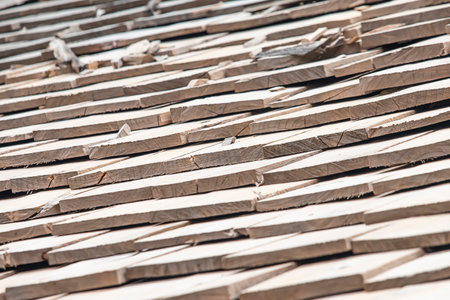 Old wood floor texture backgroundの写真素材