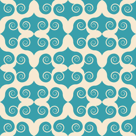 vintage seamless monochrome geometrical pattern backgroundのイラスト素材