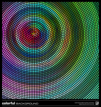abstract colorful background. modern dots design vector illustration のイラスト素材