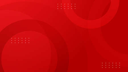 abstract red circular background. vector illustrationのイラスト素材