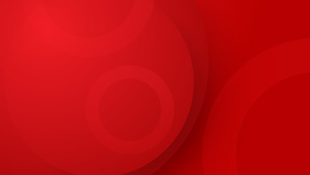 abstract red circular background. vector illustrationのイラスト素材