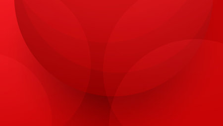 abstract red circular background. vector illustrationのイラスト素材